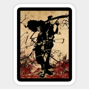 Justice afro samurai Sticker